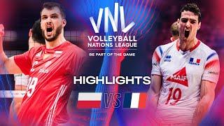  POL vs.  FRA - Highlights  Semi Finals  Mens VNL 2024