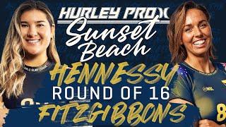 Brisa Hennessy vs Sally Fitzgibbons  Hurley Pro Sunset Beach 2023 - Rnd of 16 Heat Replay