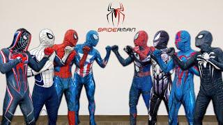 PRO 9 SUPERHERO TEAM  TEAM SPIDER-MAN vs SUPER BAD-HERO TEAM   Funny Action Real Life 