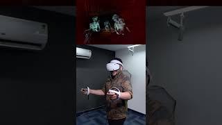 First Time Playing VR Games #shorts