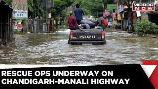 Flash Floods Hit Chandigarh-Manali Highway Two People Missing 1 Rescued  Latest News