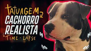 CACHORRO REALISTA TIME LAPSE TATTOO