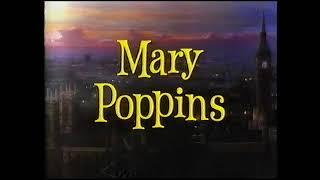 Original VHS Opening Mary Poppins - 1990 Reissue UK Retail Tape
