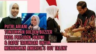 Putri Ariani Tunjukkan Golden Buzzer Pada Presiden Jokowi & Dapat Tabungan Untuk Menangkan AGT 2023