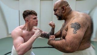 JOE WELLER VS A SUMO WRESTLER