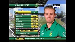 AB de Villiers 7669 vs India 1st ODI 2011 at Durban