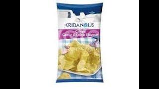 Eridanous - Greek Style - Garlic and Olive Crisps - £1.99p - Lidl - Food Review