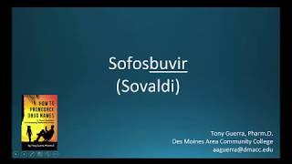 CC How to Pronounce sofosbuvir Sovaldi Backbuilding Pharmacology