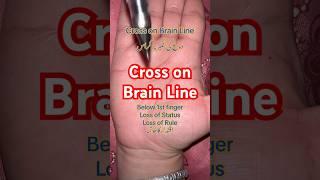 Cross on brain line #palmistry #palmist #palmistryreading #yousafpalmist #palmistry001 #respect