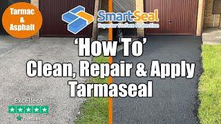 Tarmac Repair and Tarmac Sealer HOW TO Clean Paint and Maintain Driveways