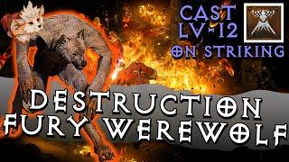 You Thought Mosaic Was Bad...  Destruction RW Fury Werewolf Druid  Diablo 2 Resurrected Patch 2.7