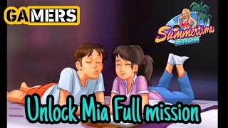 Mia full mission unlock  Summer time saga 