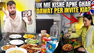 Uk Main Kiss Ne Apne Ghar Dawat Per Invite Keya    Mera Saman Pakistan se Ae Geya ️