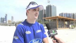 Mark Winterbottom plays volleyball and soccer in Abu Dhabi