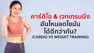 คาร์ดิโอ vs. เวทเทรนนิ่ง อันไหนลดไขมันได้ดีกว่ากัน?