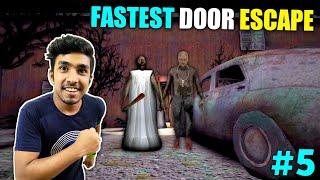 FASTEST DOOR ESCAPE FROM GRANNYS HOUSE  GRANNY CHAPTER 2 GAMEPLAY #5