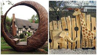 Amazing garden and backyard ideas Art objects 80 examples for inspiration