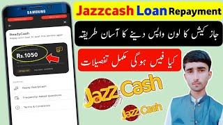 Jazzcash Loan Repayment  How to repay readycash  How to clear outstanding amount from Jazzcash App