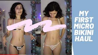 My First Micro Bikini Try On Haul