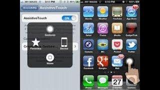 iPhone Assistive  Touch Custom Gestures