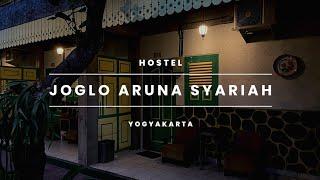 Room Tour Hostel Joglo Aruna Syariah Yogyakarta  Staycation Murah di Jogja cuma 50 ribuan