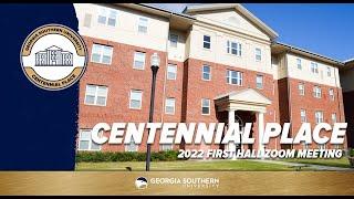 Georgia Southern University Housing Centennial Place 2022 First Hall Zoom Meeting 7.19.22