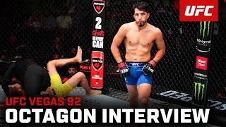 Adrian Yanez Octagon Interview  UFC Vegas 92