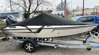 Finval 505 FishPro Yamaha F100 biała łódka wędkarska #wędkarstwo #naryby #boat
