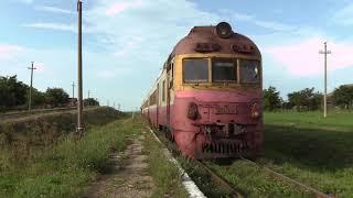 Дизель-поезд Д1-753 на о.п. Скумпия  D1-753 DMU at Skumpia stop