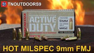 *HOT* MILSPEC 9mm FMJ  Winchester M1152