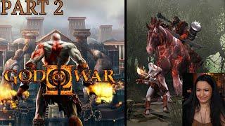 God of War II  Part 2  First Playthrough  Lets Play w imkataclysm