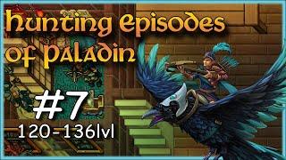 Tibia Paladin Series Ep. #7 East Minotaurs Werehyaenas Grim Reapers Charm points 120 - 136 lvl