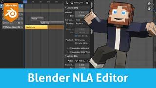 Learn Blenders NLA editor in 3 minutes  Blender 2.9 Animation Tutorial