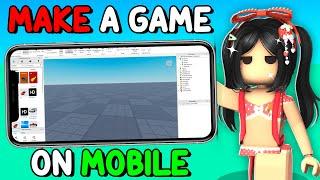 How To Make ROBLOX GAMES on Mobile in JULY 2024.. IOS & Android