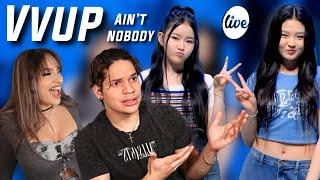 VVUP ARE GOOOD Waleska & Efra react to VVUP - “Ain’t nobody”  on its LIVE for the first time