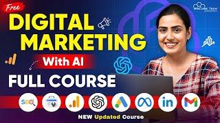 Digital Marketing with AI Full Course for Beginners in 4 HOURS - 2024 Updated No Experience Needed