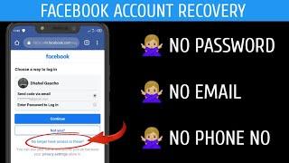 How to Recover Facebook Account Without Email  Phone Number or Password { EASY }  2023