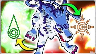 What If Garurumon Digivolved With EVERY Digimon Crest?