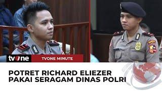 Akhirnya Bharada Richard Eliezer Kembali Pakai Seragam Polisi  tvOne Minute