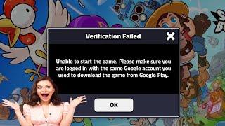 How To Fix Squad Busters Verification Failed Problem  Fix Squad Busters Login Problem