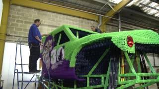 Monster Jams Grave Digger 30th Anniversary life-size KNEX Truck Documentary