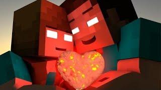 if HEROBRINE Found A GIRLFRIEND - MINECRAFT ANIMATION REUPLOAD