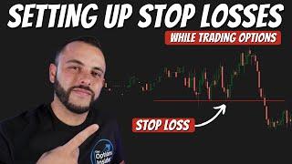 How I Setup My Stop Losses For Options Trading  Real Trade Example