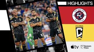 New England Revolution vs. Columbus Crew  Champs Snap Streak  Full Match Highlights