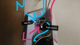 wiring KDK fan speed controllerregulator