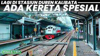 Tiba-Tiba Ada Kereta Beginian Lewat di STASIUN DUREN KALIBATA  MAULS TRIP