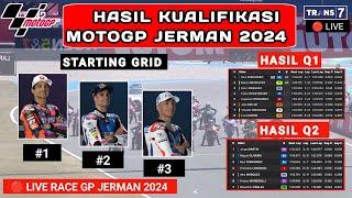 Hasil Kualifikasi MotoGp Hari ini - Kualifikasi MOTOGP Jerman 2024 - Starting Grid Gp Jerman 2024