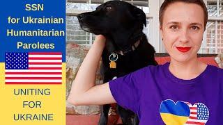 We received SOCIAL SECURITY NUMBER  Ukrainians in the USA  Uniting for Ukraine program