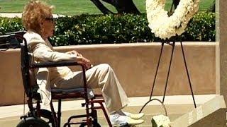 Nancy Reagan Commemorates Husbands Death