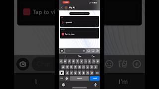 Snapchat AI is scary 